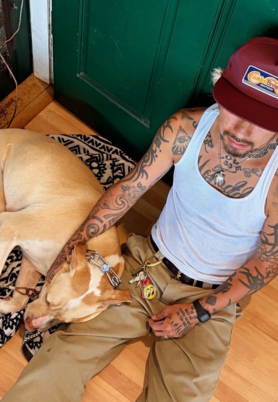 GBB ORIGINAL PATCH CAP - BURGUNDY | GOLDENBROWNBROTHERS